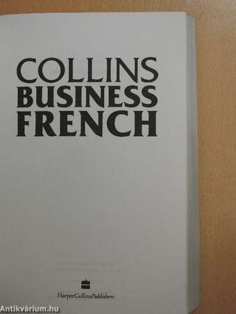 Collins Business French