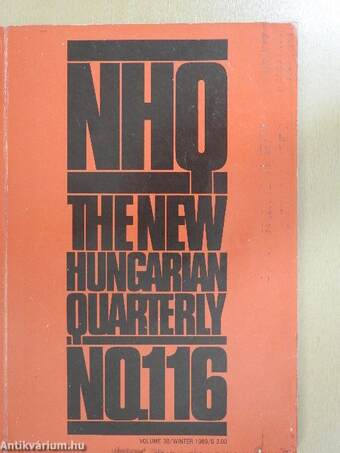 The New Hungarian Quarterly Winter 1989