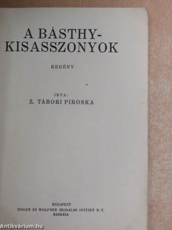 A Básthy-kisasszonyok