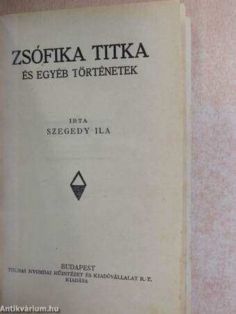 Zsófika titka és egyéb történetek