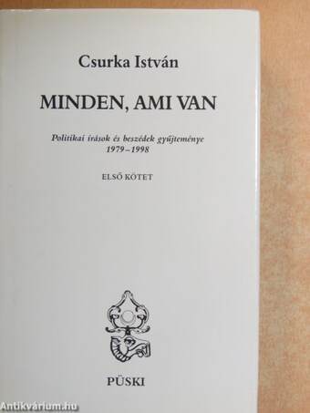 Minden, ami van I-III.