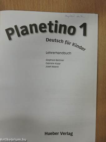 Planetino 1 - Lehrerhandbuch