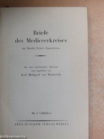 Briefe des Mediceerkreises