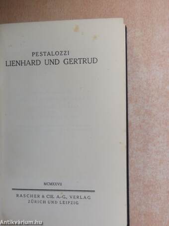 Lienhard und Gertrud