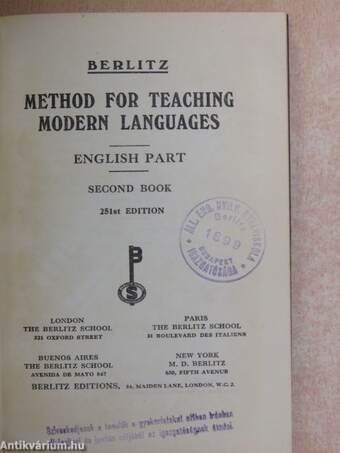 Method for Teaching Modern Languages II.