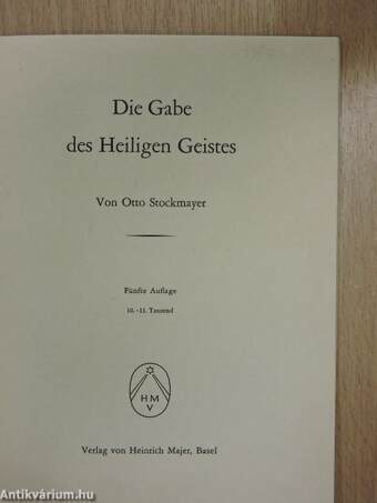 Die Gabe des Heiligen Geistes