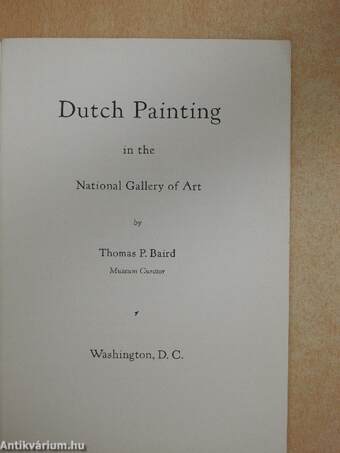 Dutch Painting in the National Gallery of Art