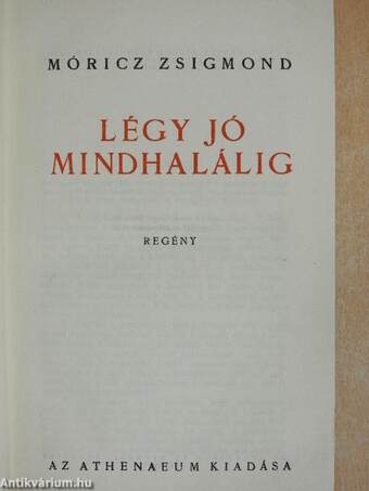 Légy jó mindhalálig