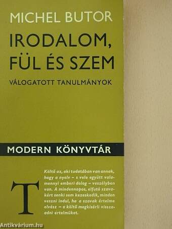 Irodalom, fül és szem