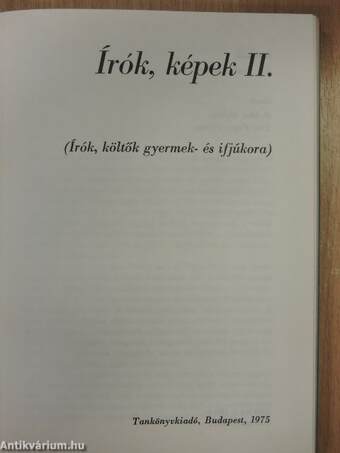 Írók, képek II.