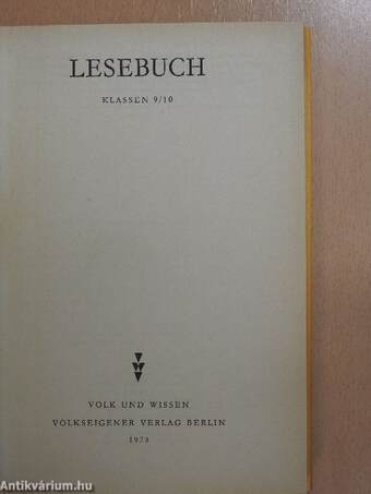 Lesebuch 9/10