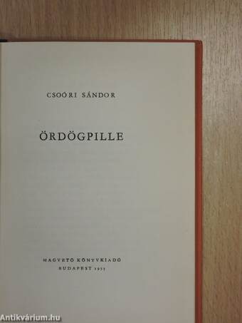 Ördögpille