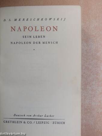 Napoleon sein Leben