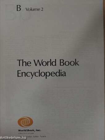 The World Book Encyclopedia 2. (töredék)