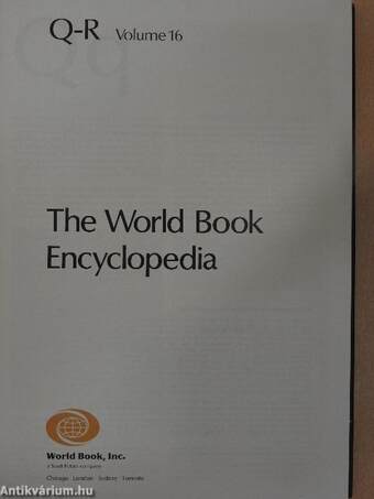 The World Book Encyclopedia 16. (töredék)