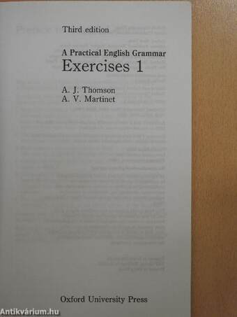 A Practical English Grammar Exercises 1