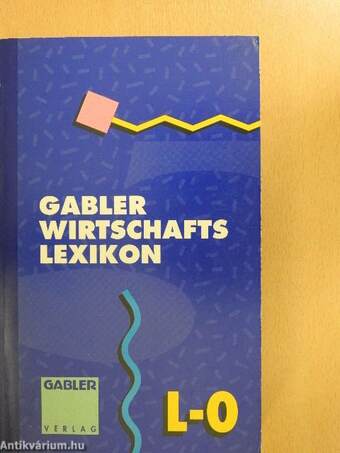 Gabler Wirtschafts Lexikon L-O (töredék)