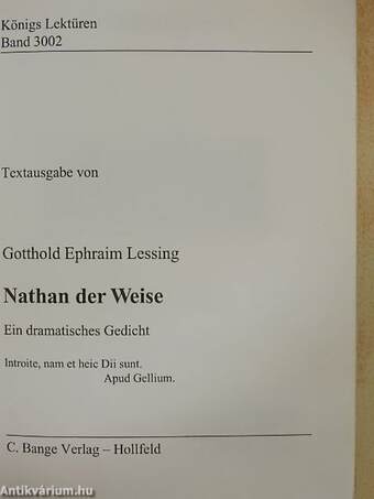 Nathan der Weise