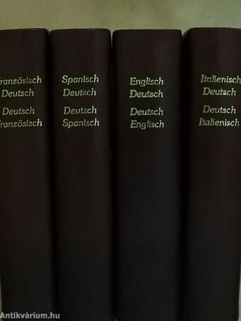 Langenscheidts Universal-Wörterbuch Französisch/Spanisch/Englisch/Italienisch