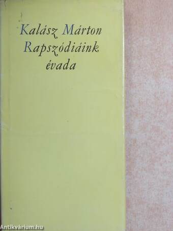 Rapszódiáink évada