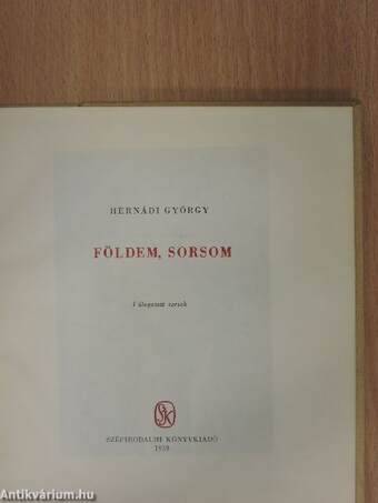 Földem, sorsom