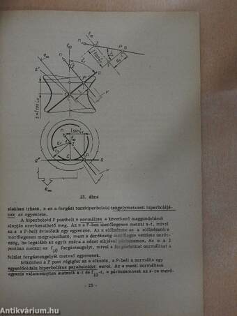 A szerszámgeometria mozgásgeometriai alapjai