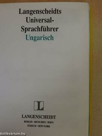 Langenscheidts Universal-Sprachführer Ungarisch