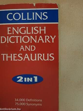 Collins English Dictionary and Thesaurus