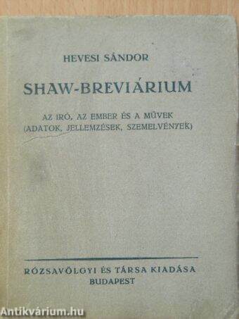 Shaw-breviárium