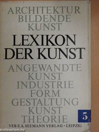 Lexikon der Kunst V (töredék)