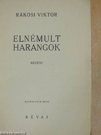 Elnémult harangok