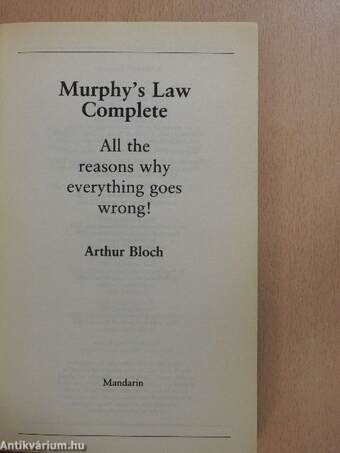 Murphy's Law Complete