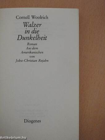 Walzer in die Dunkelheit