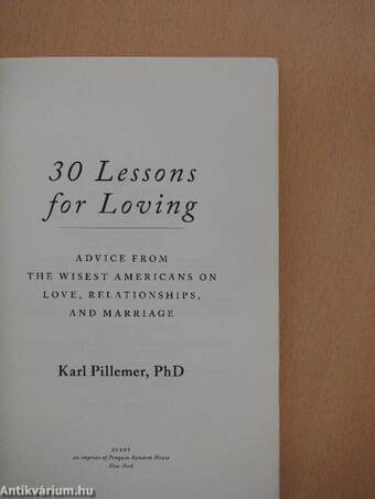 30 Lessons for Loving