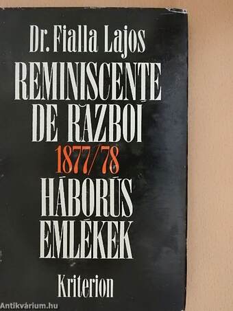 Háborús emlékek 1877/78