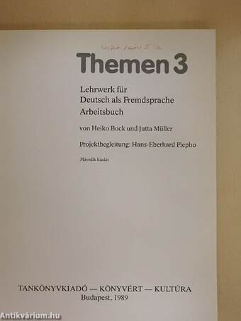 Themen 3 - Arbeitsbuch