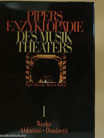 Pipers Enzyklopädie des Musiktheaters 1 (töredék)