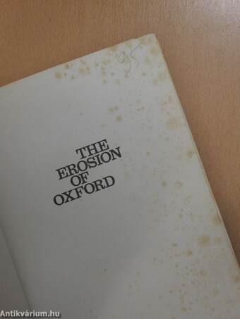 The Erosion of Oxford