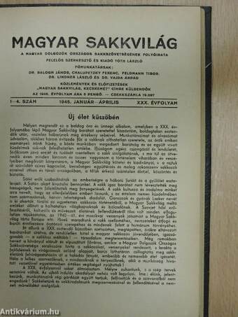 Magyar Sakkvilág 1944. január-december/Magyar Sakkvilág 1945. január-december