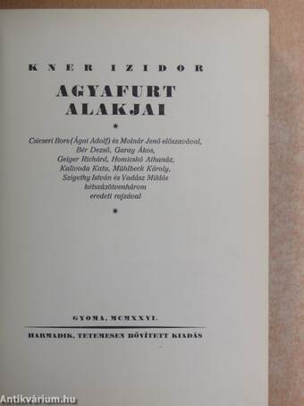 Kner Izidor agyafurt alakjai