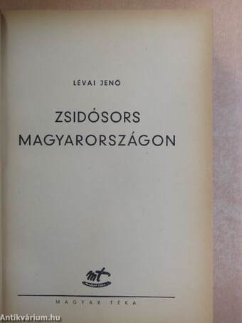 Zsidósors Magyarországon