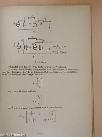 Lineáris aktív áramkörök analízise
