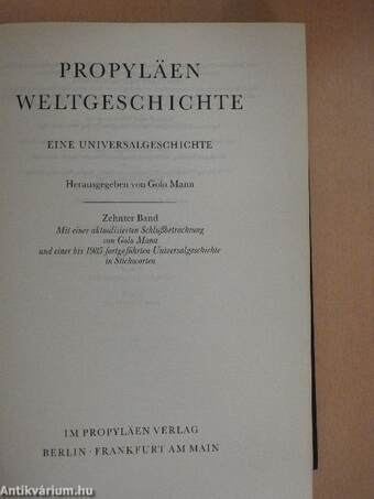 Propyläen weltgeschichte 10.