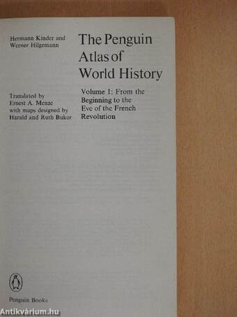 The Penguin Atlas of World History I