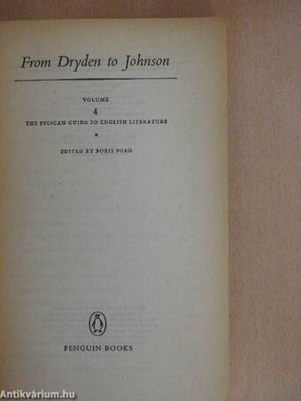 From Dryden to Johnson