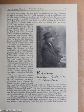 Wiener Schachzeitung 1915. januar-dezember