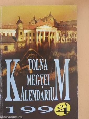 Tolna Megyei Kalendárium 1994