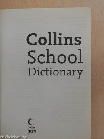 Collins English Dictionary