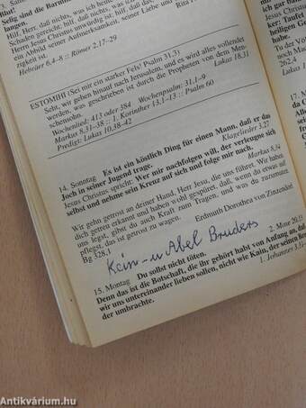 Die täglichen Losungen und Lehrtexte der Brüdergemeine für das Jahr 1999