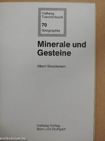 Minerale und Gesteine